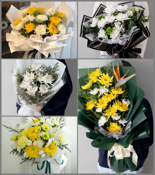 四川绵阳涪城区杨家镇白事花束代送
